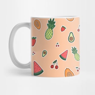 Summer fruit pattern Mug